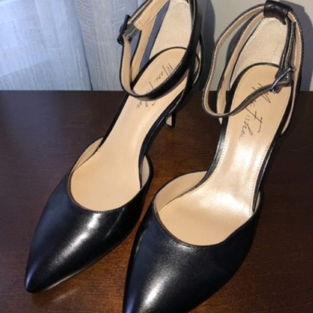 Marc Fisher Pointed Toe Leather Heels